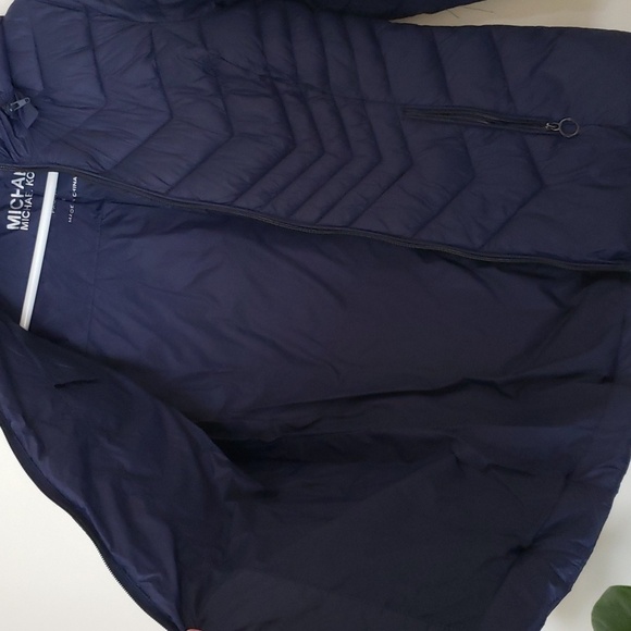 Michael Michael Kors navy blue packable puffer jacket, women's size small - Picture 6 of 11